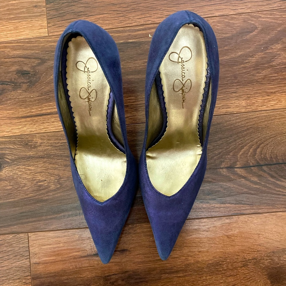 Jessica Simpson Sueded Metallic